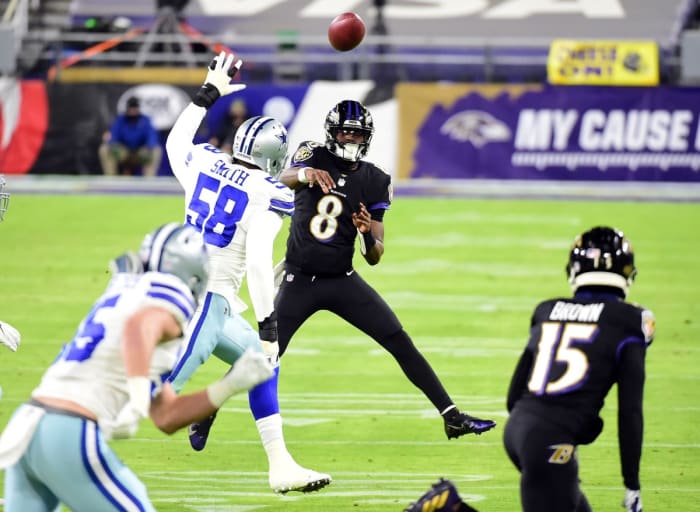 Lamar Jackson Cowboys © Evan Habeeb 2020 Dec 8